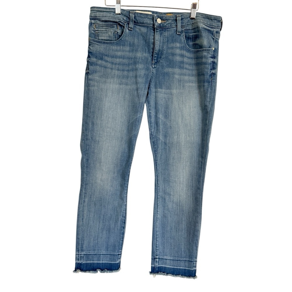 Pilcro and the Letterpress Anthropologie cropped Fit / Stet Jeans 32 Light Blue